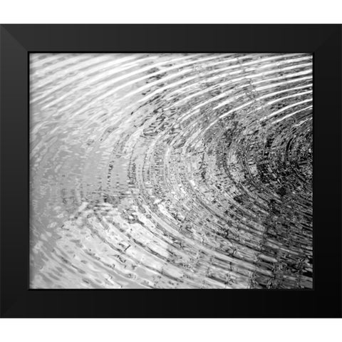 Ripples I Black Modern Wood Framed Art Print by Olsen, Maggie
