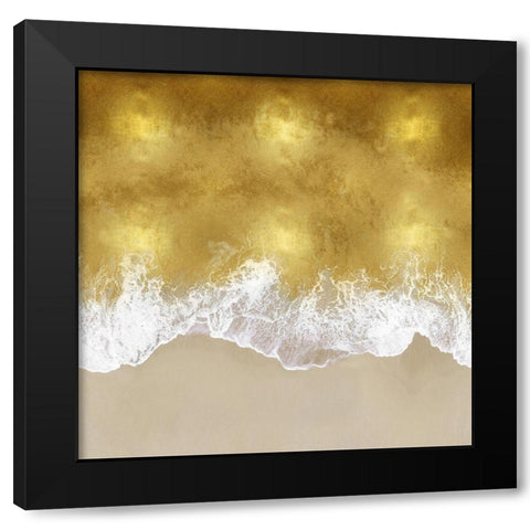 Gold Coast II Black Modern Wood Framed Art Print by Olsen, Maggie