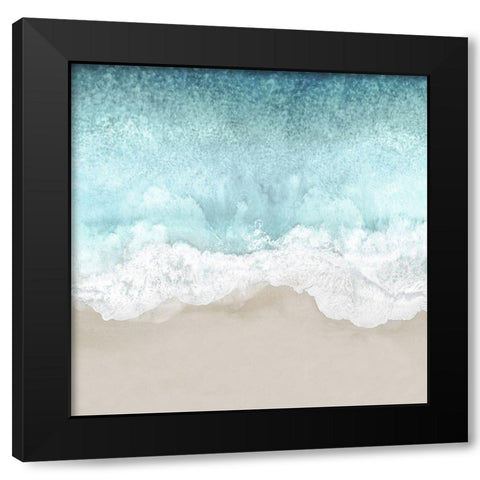 Ocean Waves II Black Modern Wood Framed Art Print by Olsen, Maggie