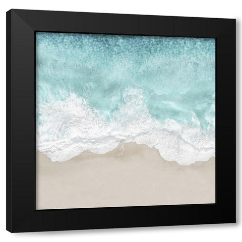 Ocean Waves IV Black Modern Wood Framed Art Print with Double Matting by Olsen, Maggie