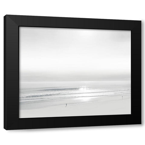 Beach Walk IV Black Modern Wood Framed Art Print with Double Matting by Olsen, Maggie