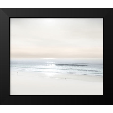 Beach Walk V Black Modern Wood Framed Art Print by Olsen, Maggie