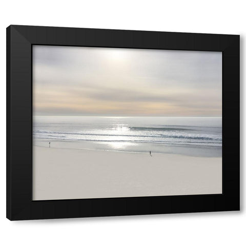 Beach Walk VI Black Modern Wood Framed Art Print by Olsen, Maggie