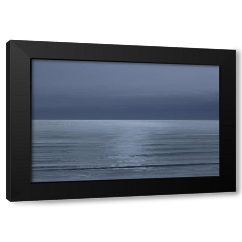 Moonlit Ocean I Black Modern Wood Framed Art Print with Double Matting by Olsen, Maggie