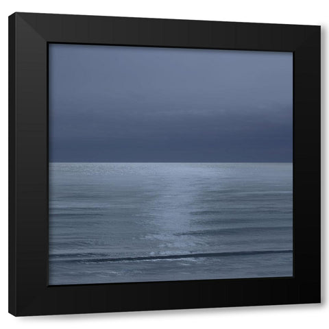 Moonlit Ocean II Black Modern Wood Framed Art Print by Olsen, Maggie