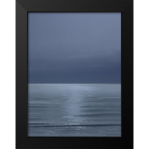 Moonlit Ocean III Black Modern Wood Framed Art Print by Olsen, Maggie