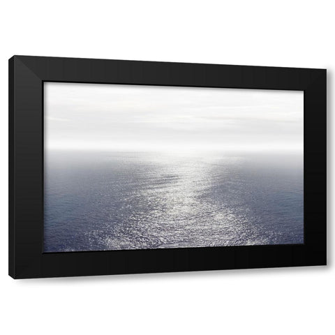 Ocean Light Indigo II Black Modern Wood Framed Art Print with Double Matting by Olsen, Maggie