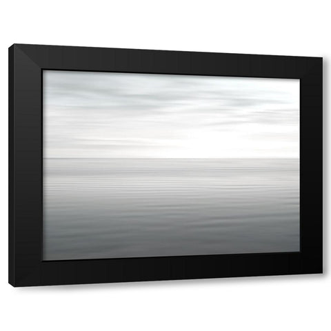 Ocean Ripples II Black Modern Wood Framed Art Print by Olsen, Maggie