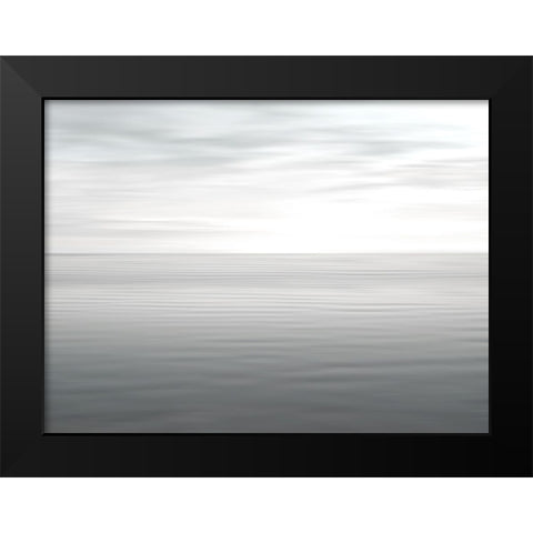 Ocean Ripples II Black Modern Wood Framed Art Print by Olsen, Maggie