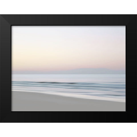 Quiet Beach I Black Modern Wood Framed Art Print by Olsen, Maggie