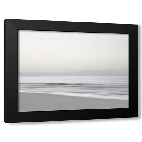 Quiet Beach II Black Modern Wood Framed Art Print with Double Matting by Olsen, Maggie