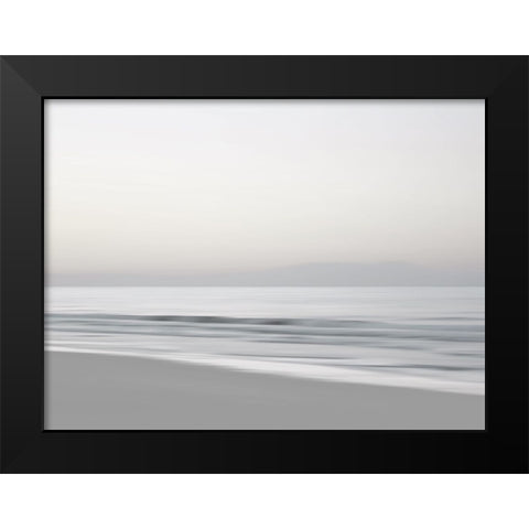 Quiet Beach II Black Modern Wood Framed Art Print by Olsen, Maggie