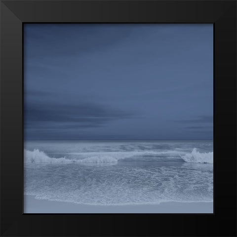 The Surf I Black Modern Wood Framed Art Print by Olsen, Maggie