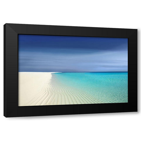 Waters Edge I Black Modern Wood Framed Art Print with Double Matting by Olsen, Maggie