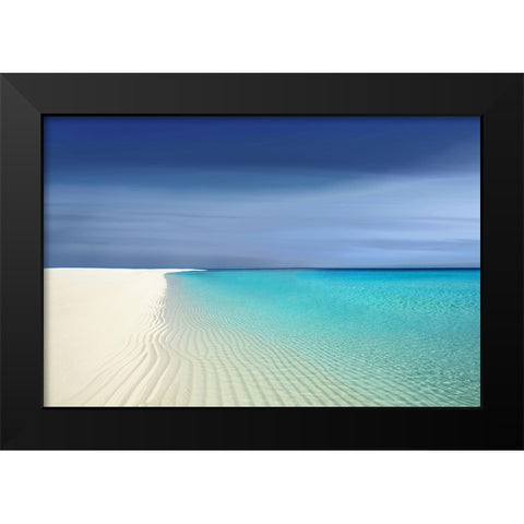 Waters Edge I Black Modern Wood Framed Art Print by Olsen, Maggie