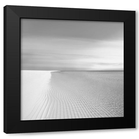 Waters Edge III Black Modern Wood Framed Art Print with Double Matting by Olsen, Maggie