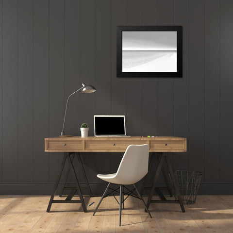 Waters Edge IV Black Modern Wood Framed Art Print by Olsen, Maggie