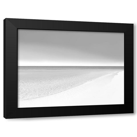 Waters Edge IV Black Modern Wood Framed Art Print with Double Matting by Olsen, Maggie