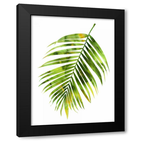 Palm I Black Modern Wood Framed Art Print with Double Matting by Miller, Melonie