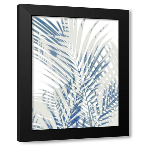 Palm Shadows  I Black Modern Wood Framed Art Print with Double Matting by Miller, Melonie