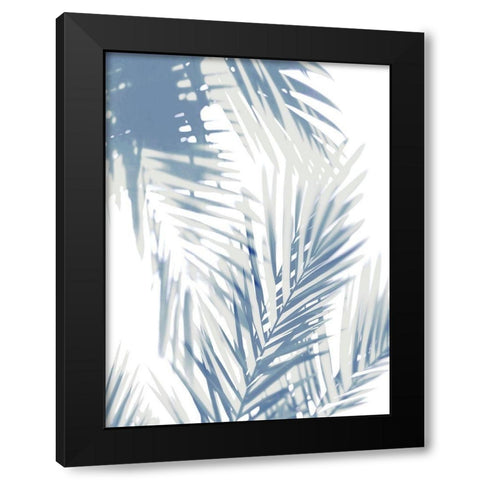 Palm Shadows  II Black Modern Wood Framed Art Print by Miller, Melonie