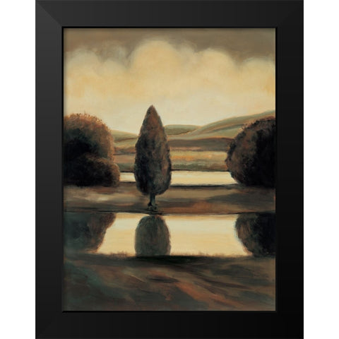 Daybreak I Black Modern Wood Framed Art Print by Montero, Mario