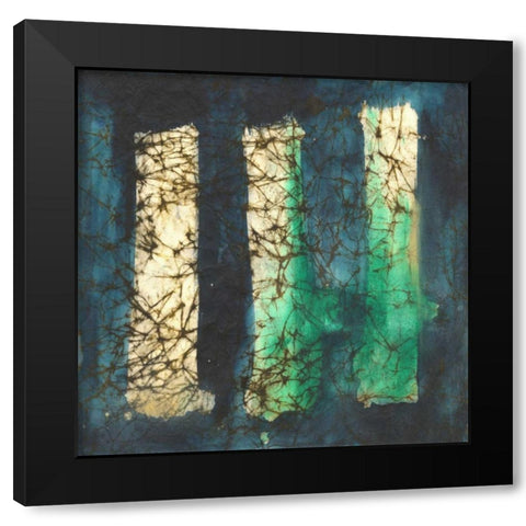 Porthole Black Modern Wood Framed Art Print by Oppenheimer, Michelle