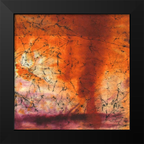Copper Sky Black Modern Wood Framed Art Print by Oppenheimer, Michelle