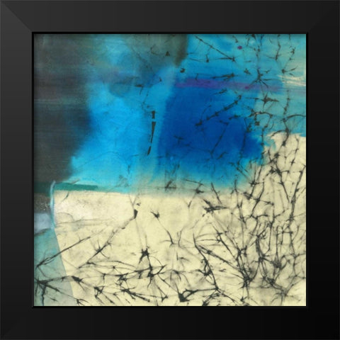 Atmospheric Breeze Black Modern Wood Framed Art Print by Oppenheimer, Michelle