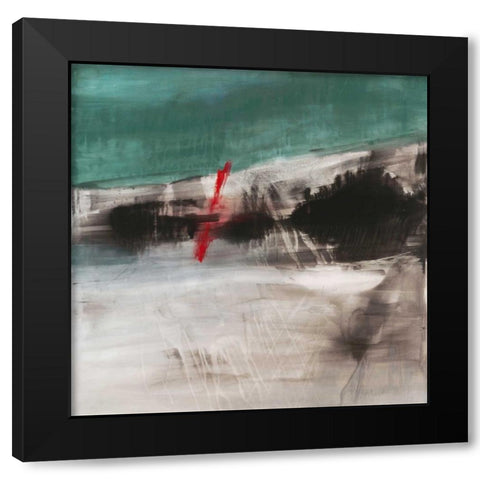 Rupture I Black Modern Wood Framed Art Print with Double Matting by Oppenheimer, Michelle