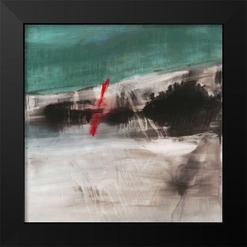 Rupture I Black Modern Wood Framed Art Print by Oppenheimer, Michelle