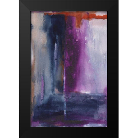 Amidst Black Modern Wood Framed Art Print by Oppenheimer, Michelle