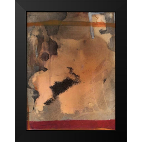 Reach Black Modern Wood Framed Art Print by Oppenheimer, Michelle