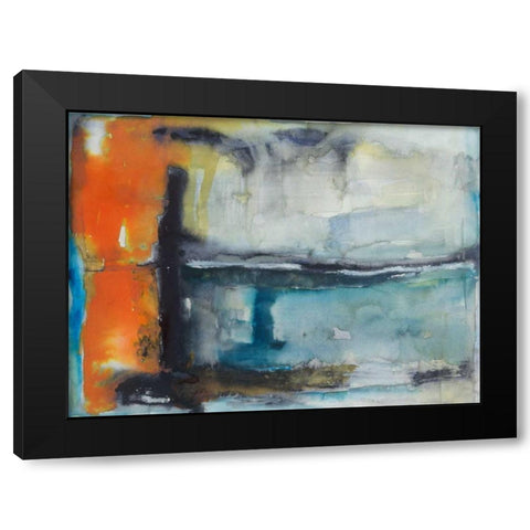 Surge Black Modern Wood Framed Art Print by Oppenheimer, Michelle