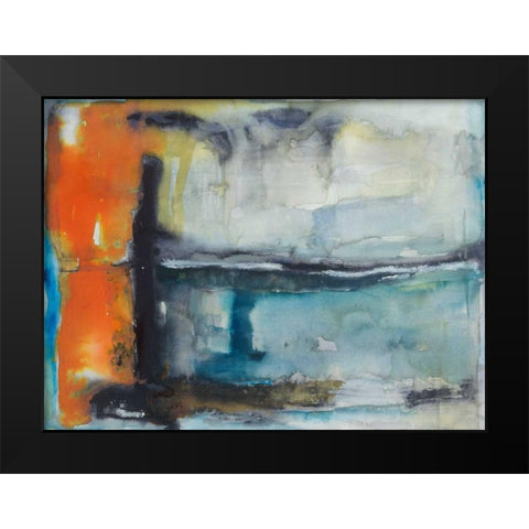 Surge Black Modern Wood Framed Art Print by Oppenheimer, Michelle