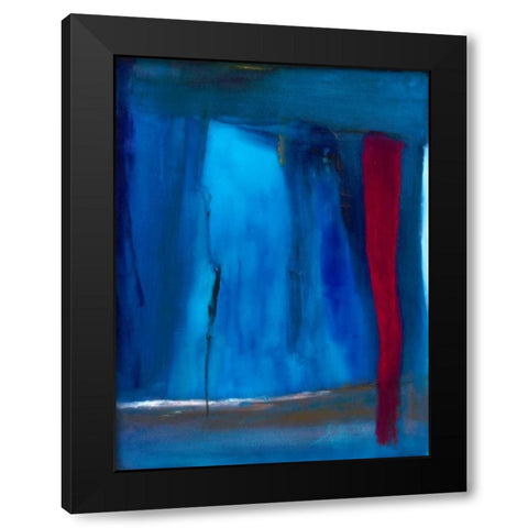Subterranean Black Modern Wood Framed Art Print by Oppenheimer, Michelle