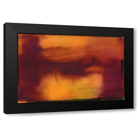 Terra Cotta Black Modern Wood Framed Art Print with Double Matting by Oppenheimer, Michelle
