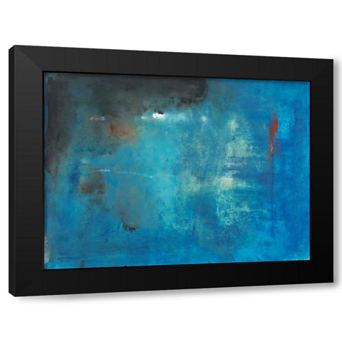 Deep blue sea Black Modern Wood Framed Art Print by Oppenheimer, Michelle