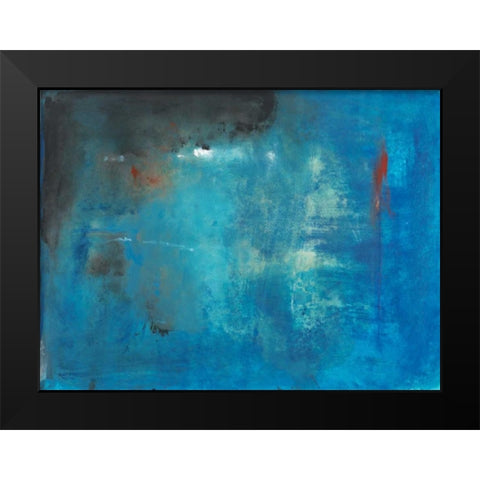 Deep blue sea Black Modern Wood Framed Art Print by Oppenheimer, Michelle