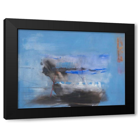 Underlying Black Modern Wood Framed Art Print with Double Matting by Oppenheimer, Michelle