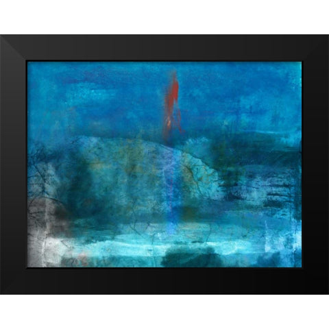 Immersed Black Modern Wood Framed Art Print by Oppenheimer, Michelle