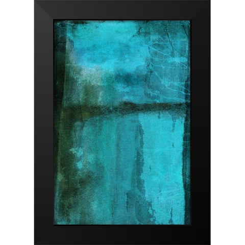 Essence Black Modern Wood Framed Art Print by Oppenheimer, Michelle