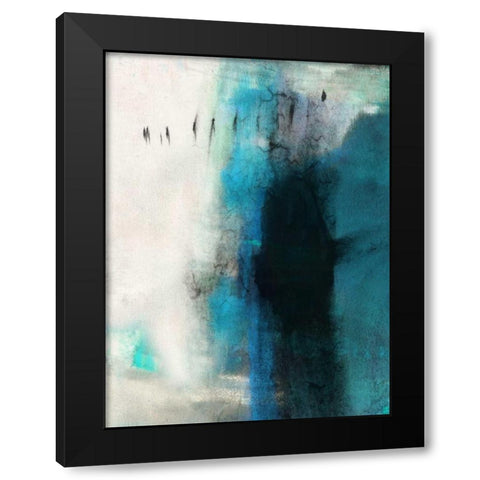 Restrain Black Modern Wood Framed Art Print by Oppenheimer, Michelle