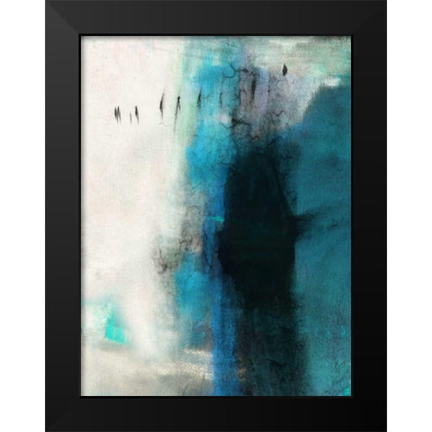 Restrain Black Modern Wood Framed Art Print by Oppenheimer, Michelle