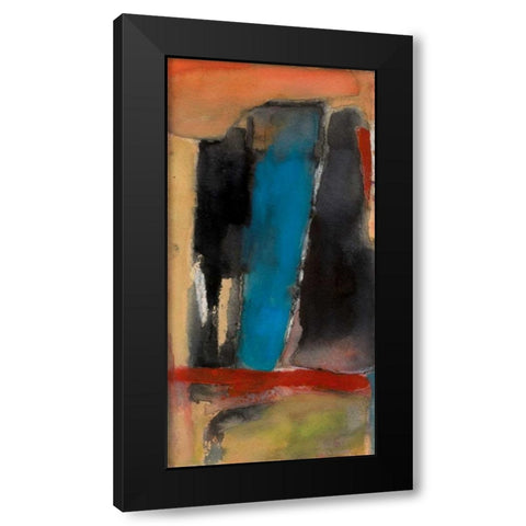 Hallicunation Black Modern Wood Framed Art Print with Double Matting by Oppenheimer, Michelle