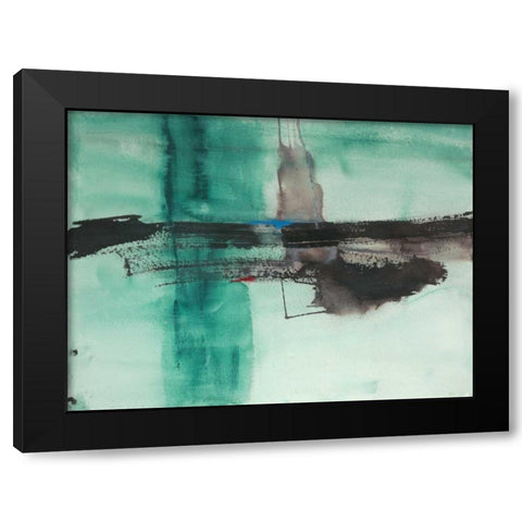 Detached I Black Modern Wood Framed Art Print by Oppenheimer, Michelle