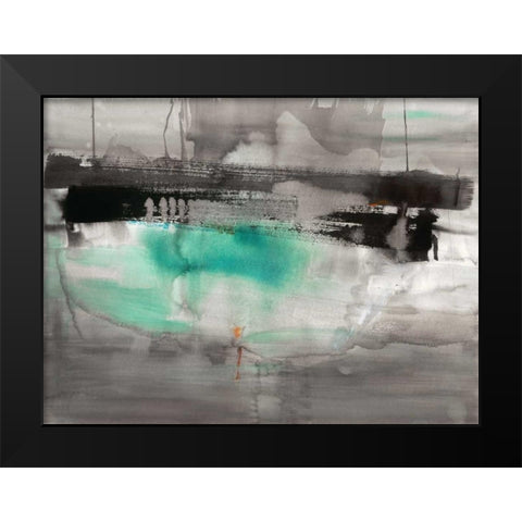 Detached II Black Modern Wood Framed Art Print by Oppenheimer, Michelle