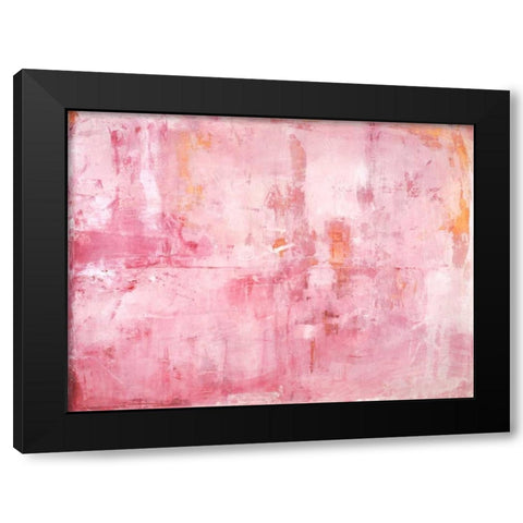Pink Mirrors Black Modern Wood Framed Art Print with Double Matting by Oppenheimer, Michelle