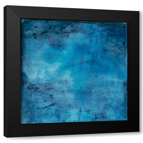 Blue Lagoon Black Modern Wood Framed Art Print by Oppenheimer, Michelle