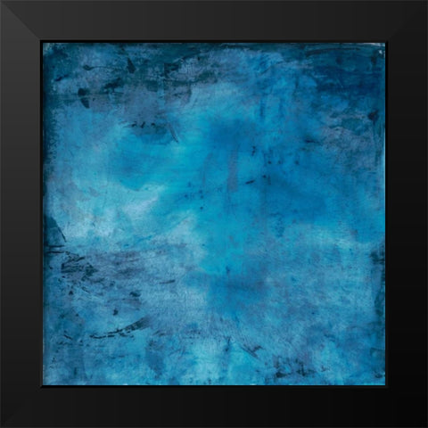 Blue Lagoon Black Modern Wood Framed Art Print by Oppenheimer, Michelle